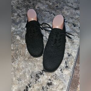 VIVAIA NEW!! Gorgeous Black Oxfords Laceups 10/42 Knit Comfort